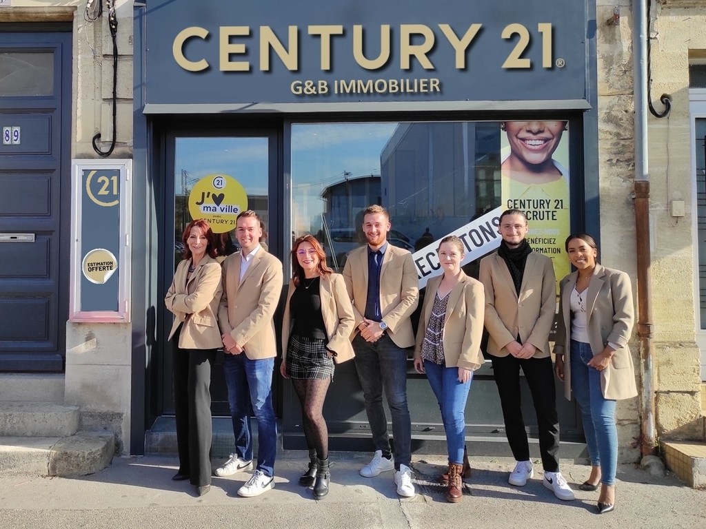 l'équipe de l'agence G&B Immobilier